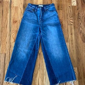 Madewell Wideleg Crop Jean